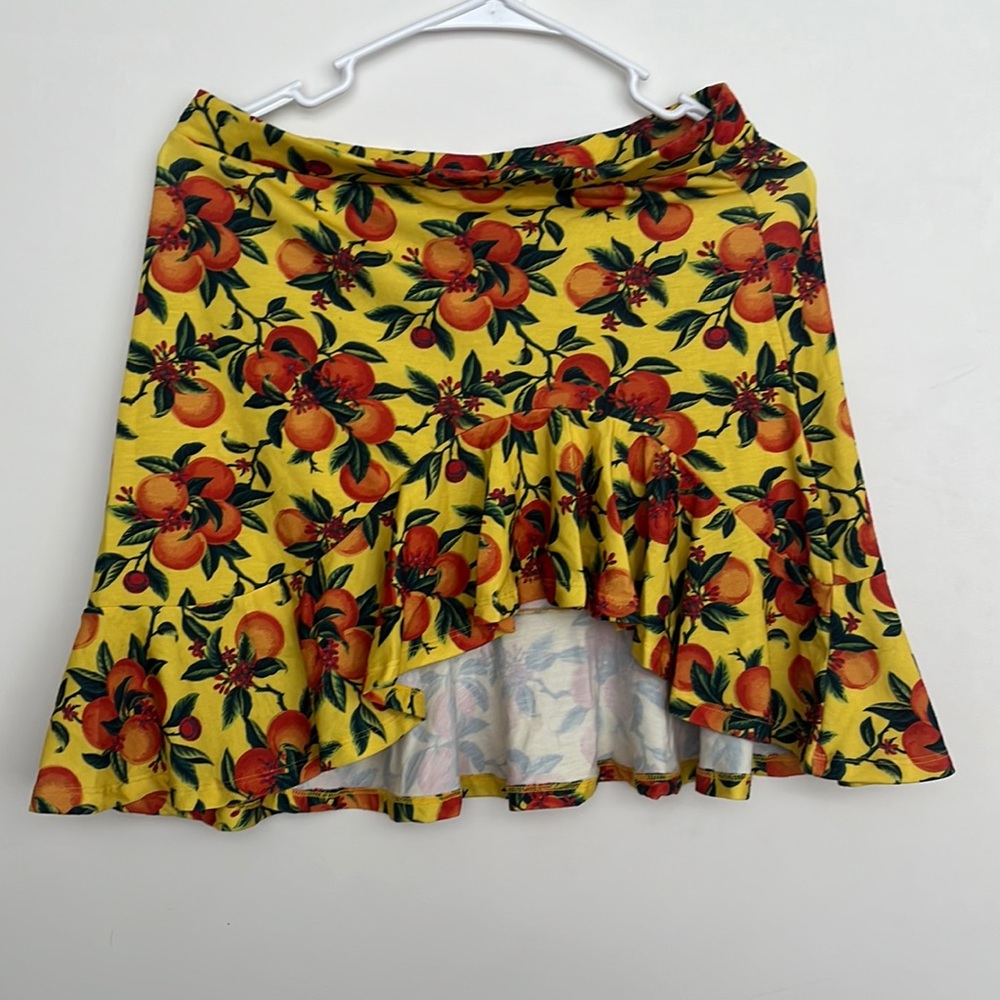 ASOS skirt with oranges